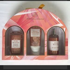 Bath & Body Works PURE WONDER Mini Gift Set 3 Pack NIB